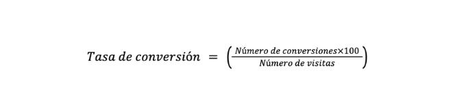 fórmula de la tasa de conversión