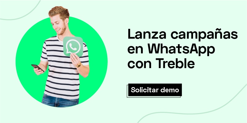 campañas de whatsapp con treble